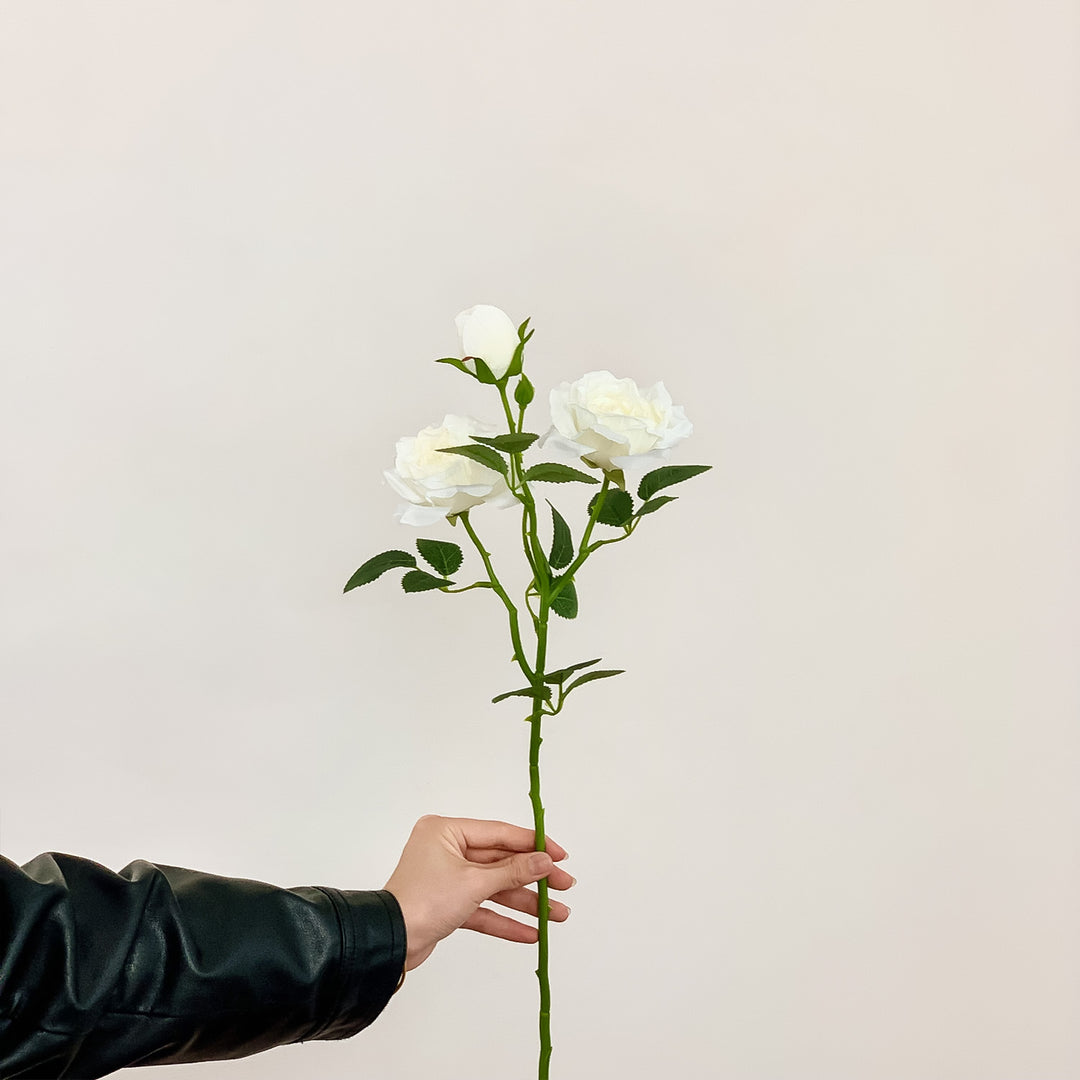 Elegante Kunstrose Stiel