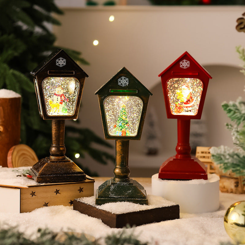 Beleuchtete Weihnachtslaterne Karnz