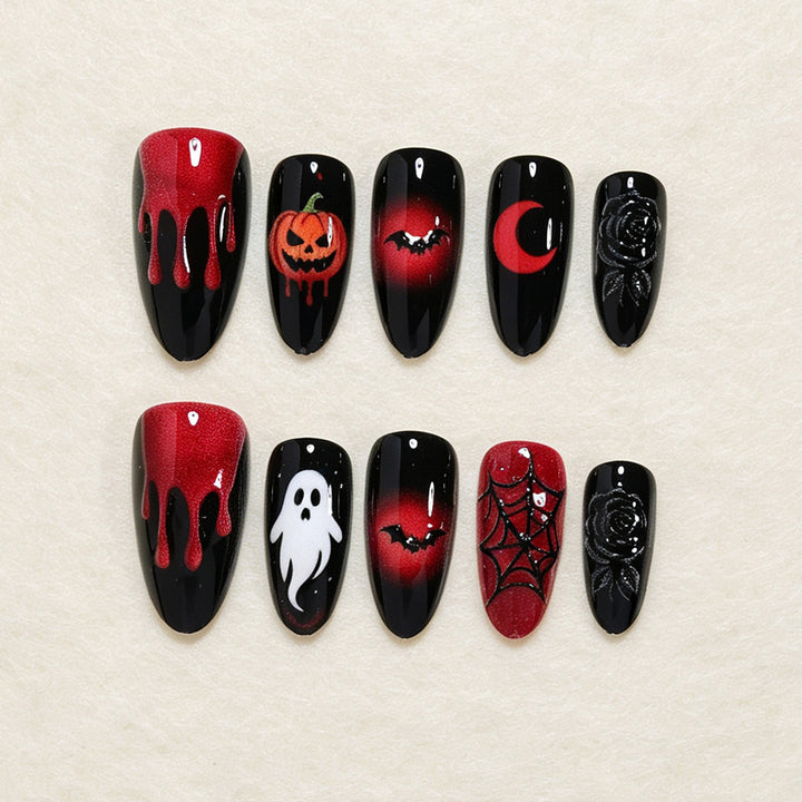 Festliches Halloween-Themen-Nagelkunst-Set Karnz