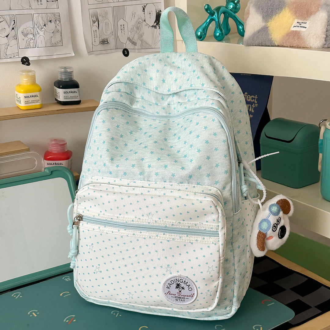 Verspielt Sternmuster Rucksack Karnz 1791205809