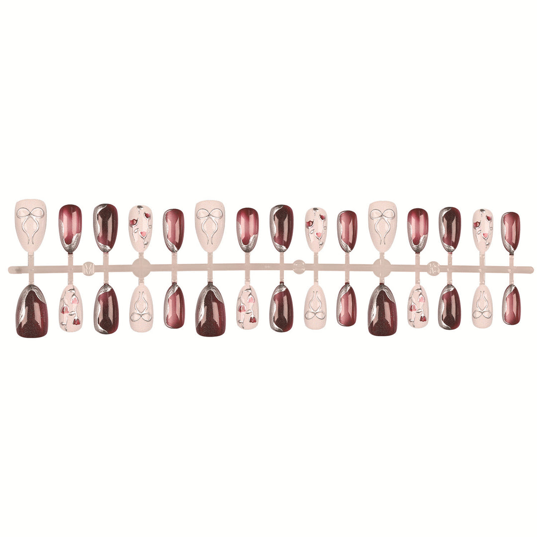 Elegante Press-On Nagelspitzen Set