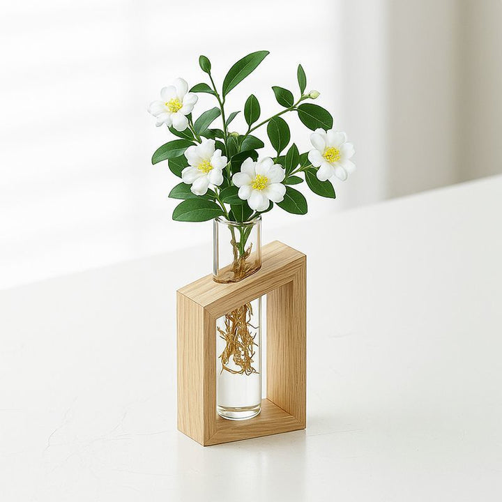 Elegantes Glas Pflanzenhalter-Set für die Wohnkultur
