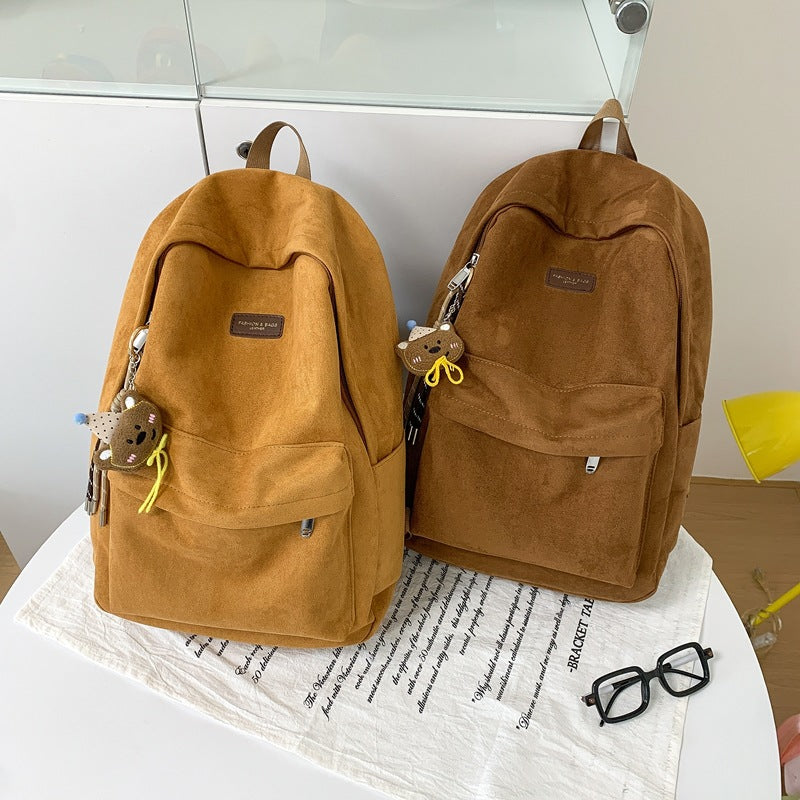 Stylische Wildleder-Rucksack Karnz