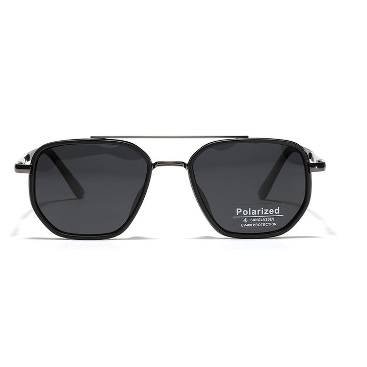 Damen Quadratische Sonnenbrille mit polarisierten Gläsern und elegantem Metallrahmen Karnz