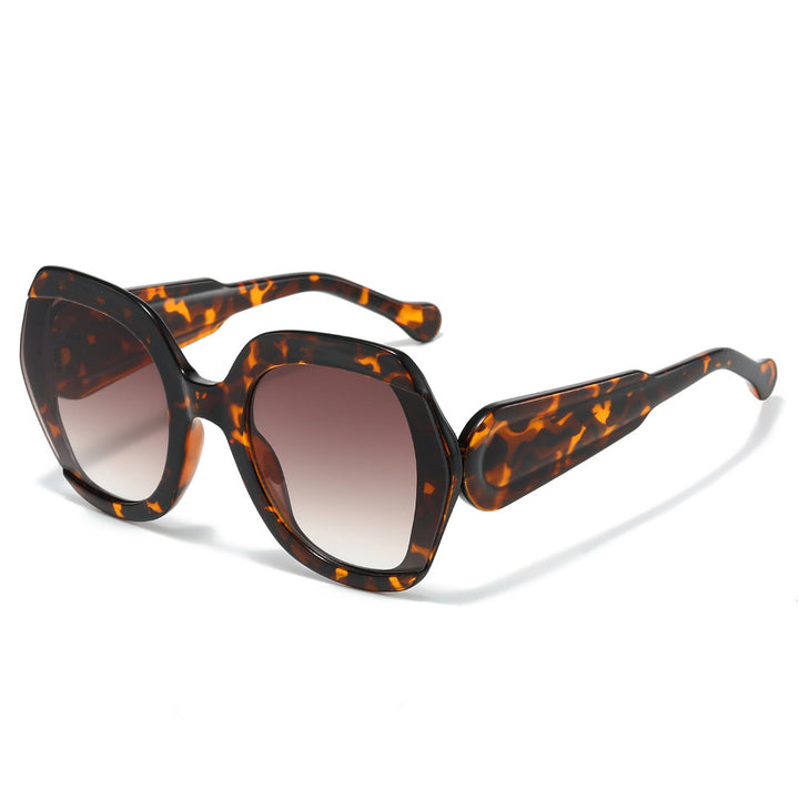 Modebewusste Übergroße Sonnenbrille Karnz