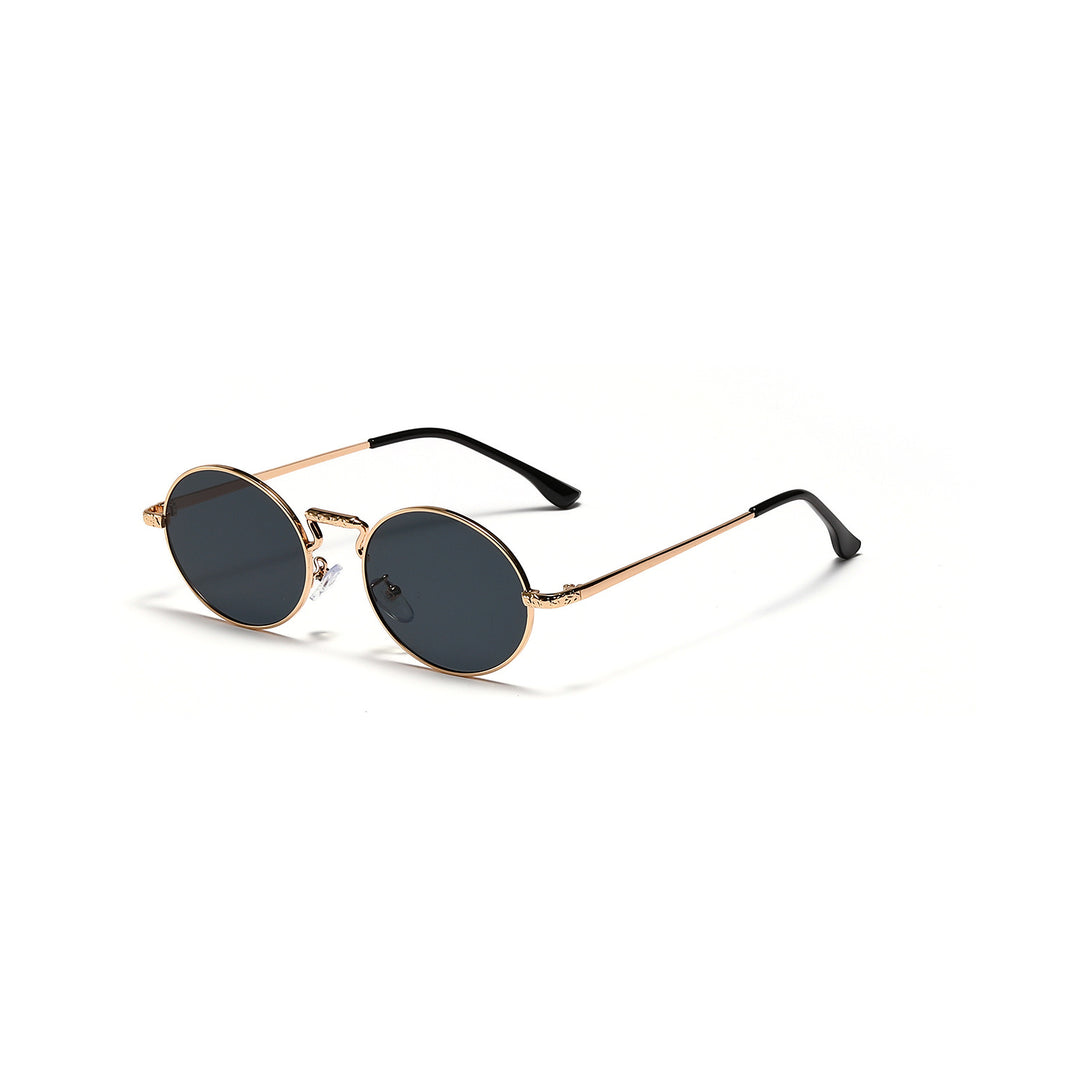 Damen runde modische Sonnenbrille Karnz