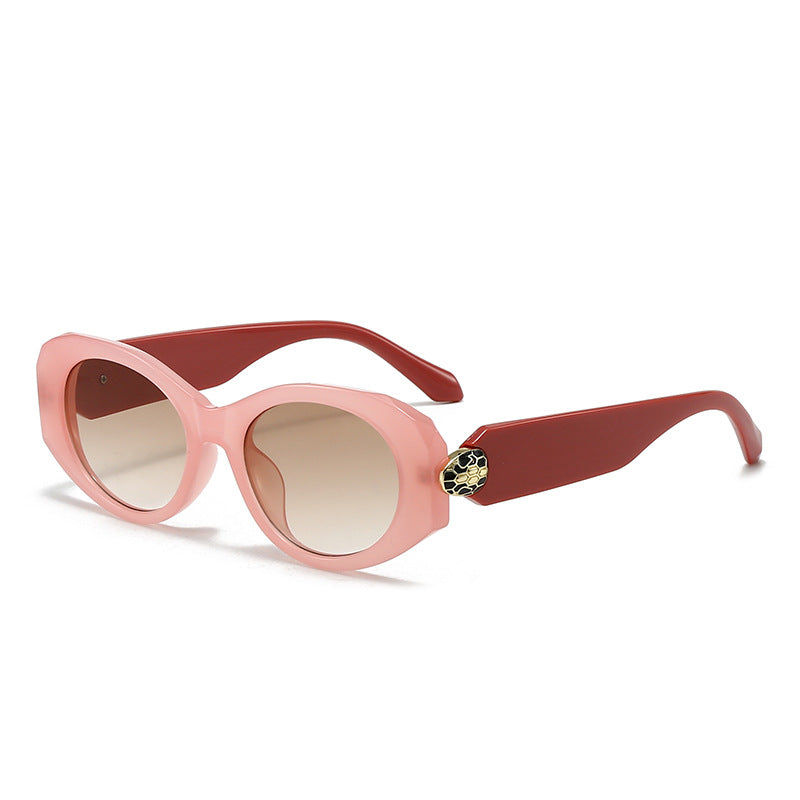 Damen modische Sonnenbrille mit einzigartigem Rahmen Karnz