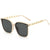 Damen Designer-Sonnenbrille mit eleganten Kettengliedern Karnz