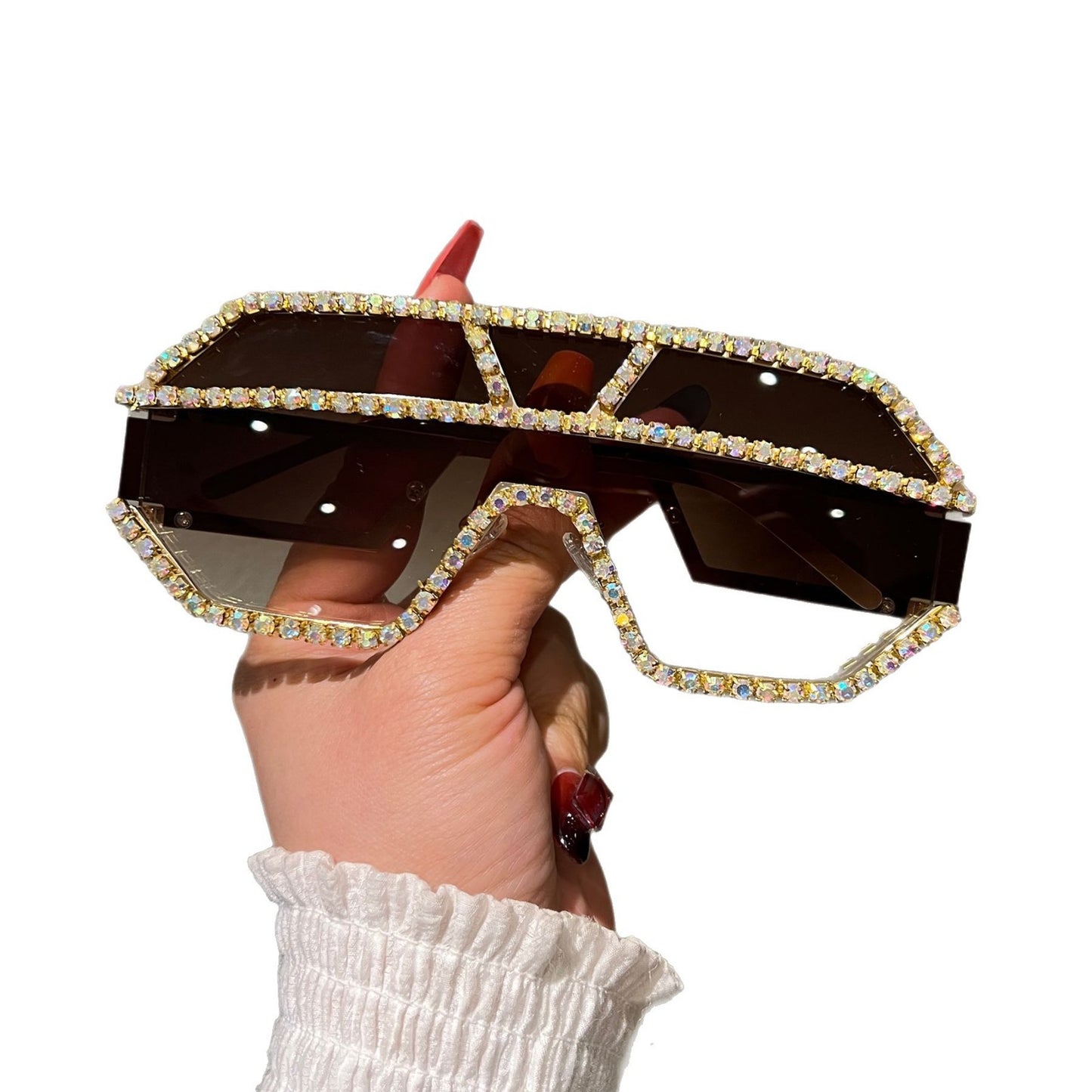 Damen extravagante Modebrille Karnz
