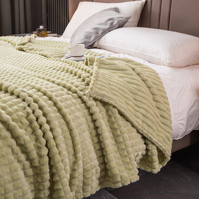 Luxuriöse Strukturierte Fleece-Decke