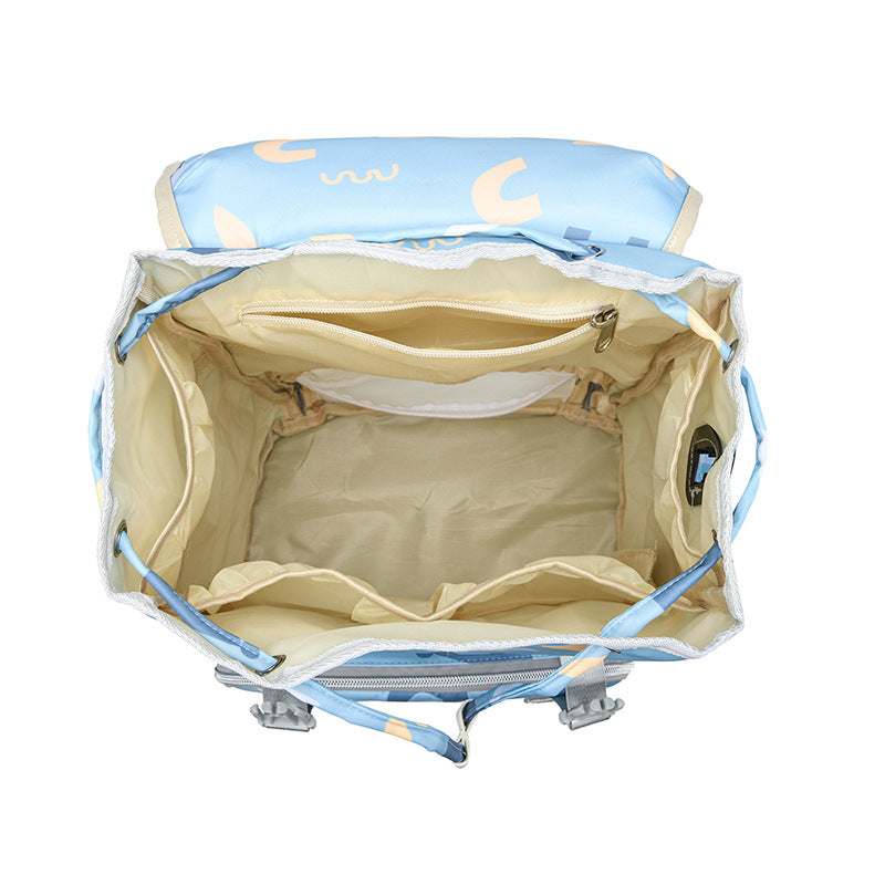 Vielseitiger Grafikdruck-Rucksack Karnz
