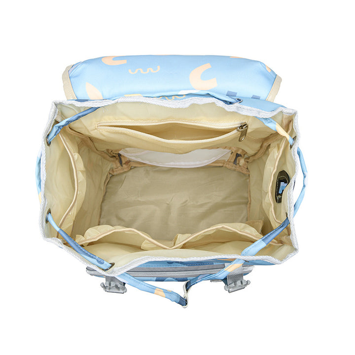 Vielseitiger Grafikdruck-Rucksack Karnz