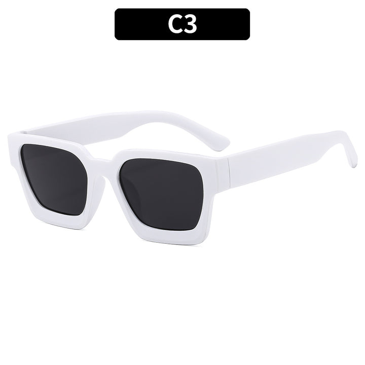 Stylische Aussage Quadrat Sonnenbrille