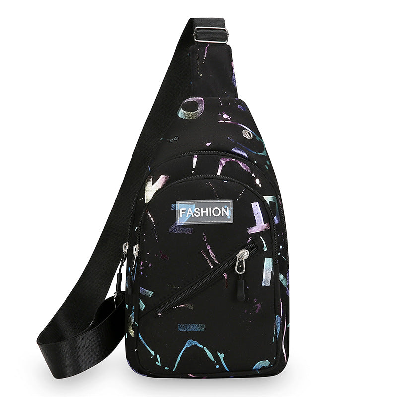 Künstlerische Sling-Tasche Karnz