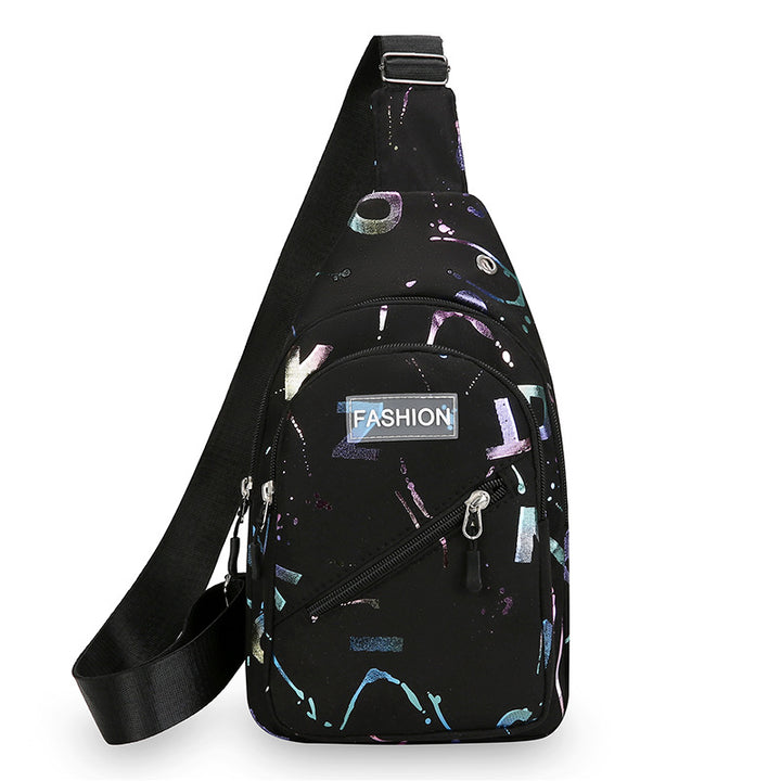 Künstlerische Sling-Tasche Karnz