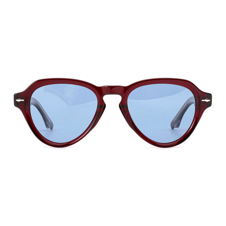 Damen modische Sonnenbrille im eleganten, runden Design mit polarisierten Gläsern Karnz