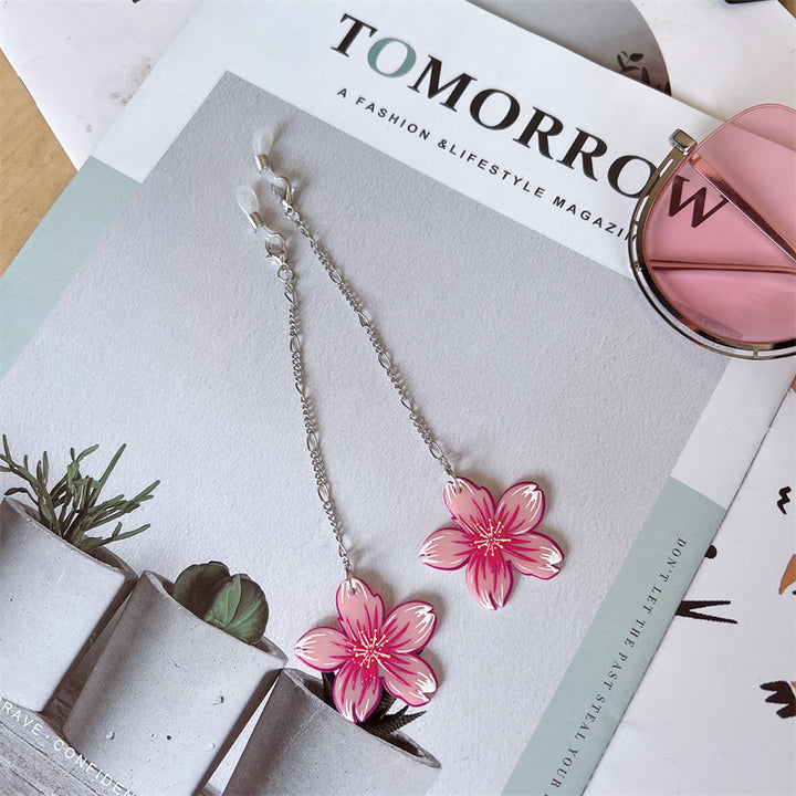 Floral Charm Dangle Ohrringe Karnz