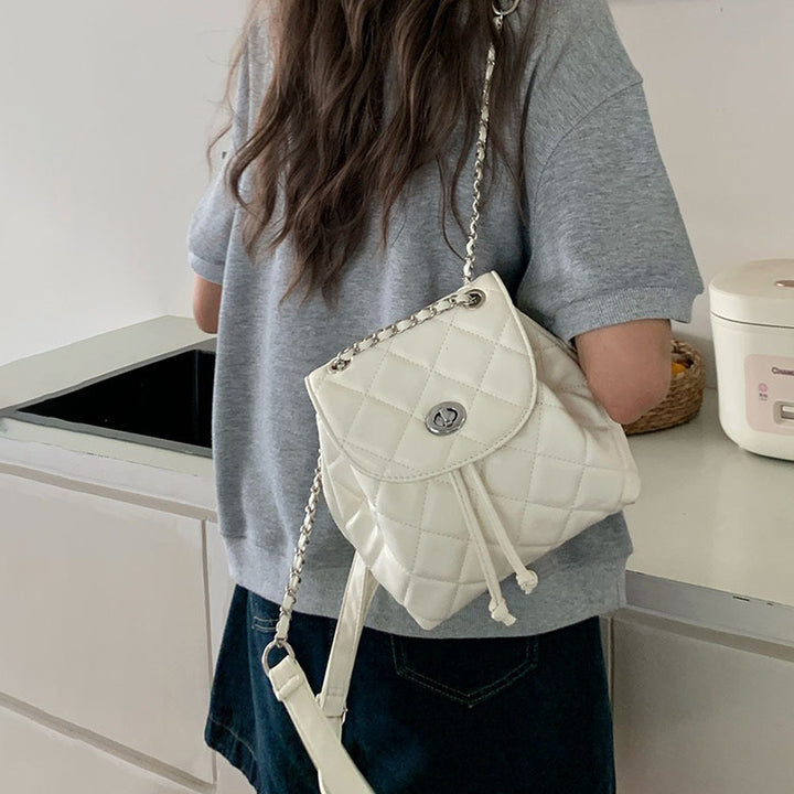 Stylische gestepfte Mini-Rucksack Karnz