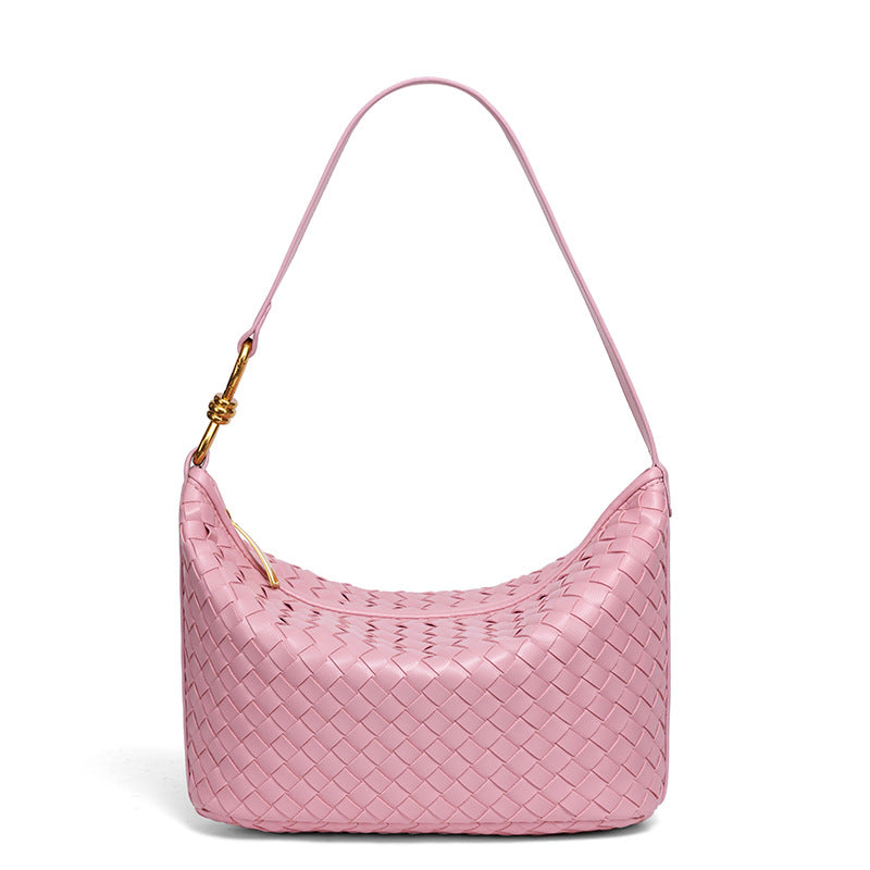 Stylische Geflochtene Leder-Handtasche Karnz