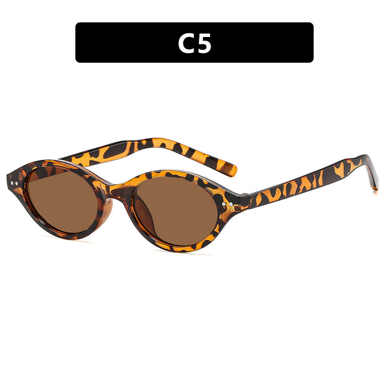 Damen Katzenaugen-Sonnenbrille mit einzigartigem Muster Karnz