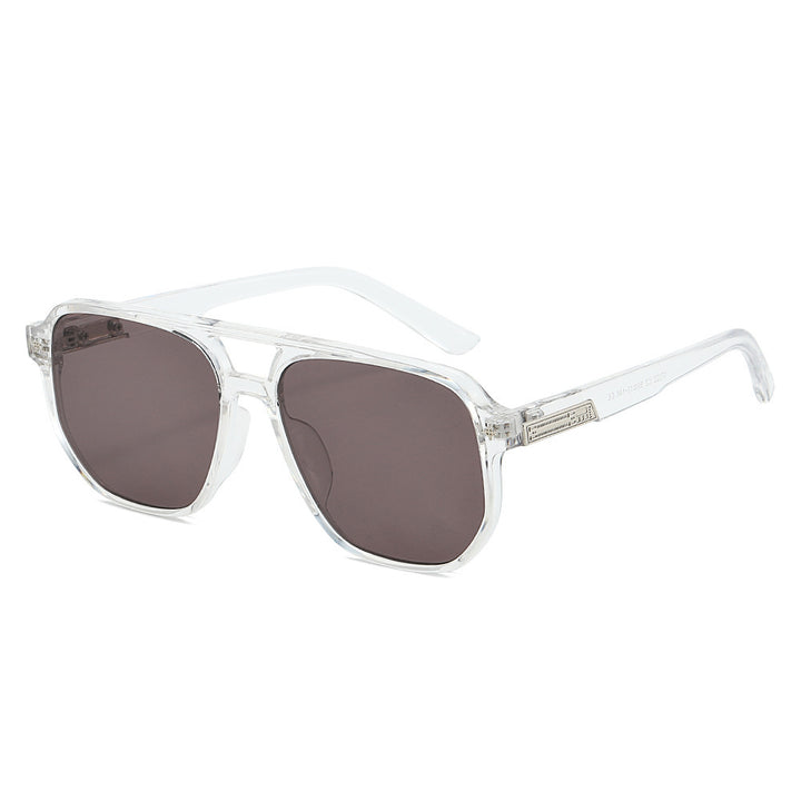 Geometrische Schild Sonnenbrille Karnz