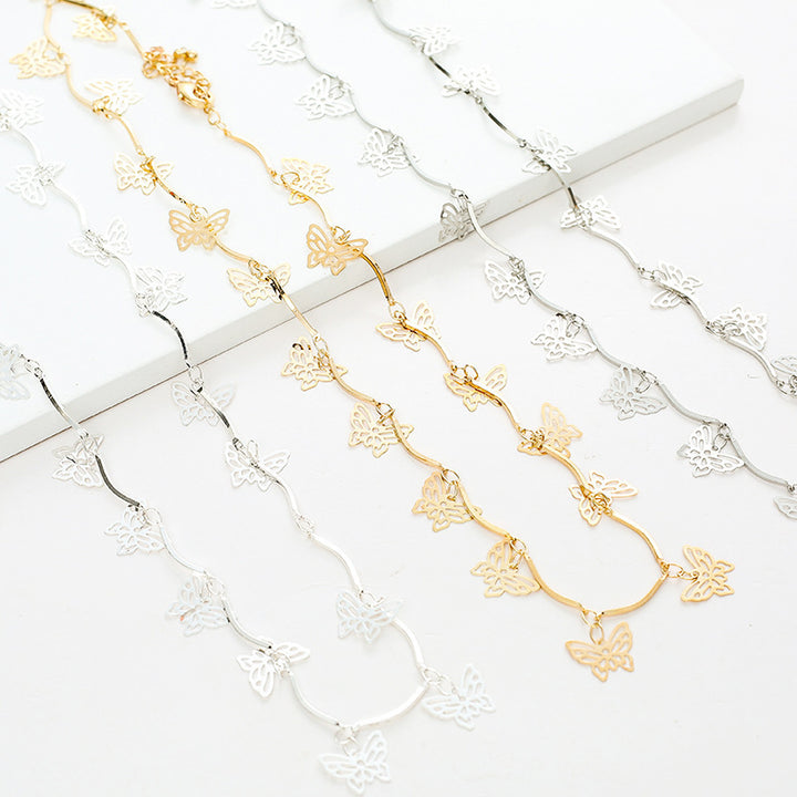 Schmetterlingsdesign Choker-Halskette Karnz