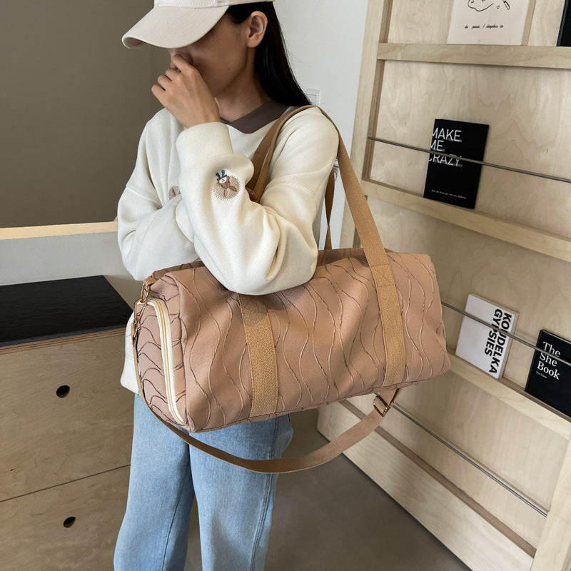 Elegante bestickte Sport-Duffel-Tasche Karnz