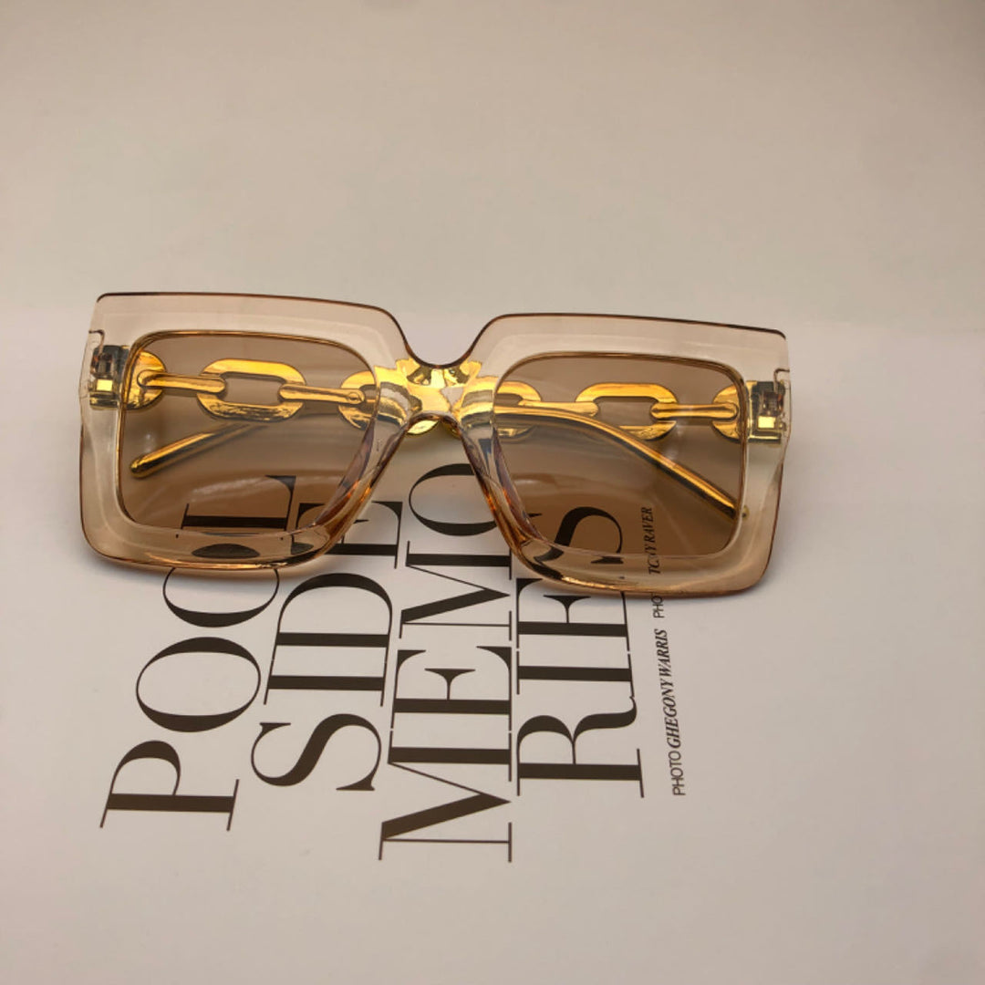 Retro Quadrat Rahmen Sonnenbrille Karnz