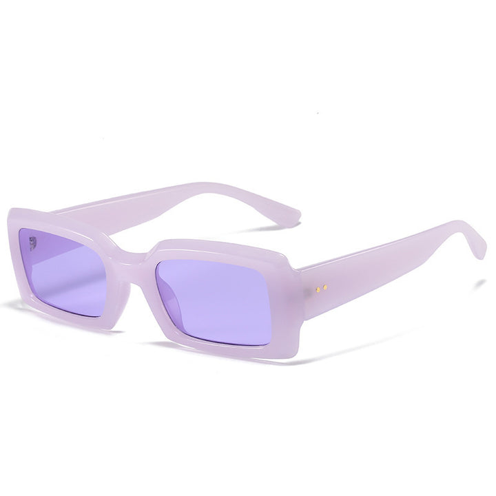 Übergroße geometrische Sonnenbrille mit verlaufenden Gläsern Karnz