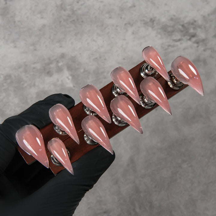 Premium Stiletto Press-On Nägel mit glänzender Oberfläche