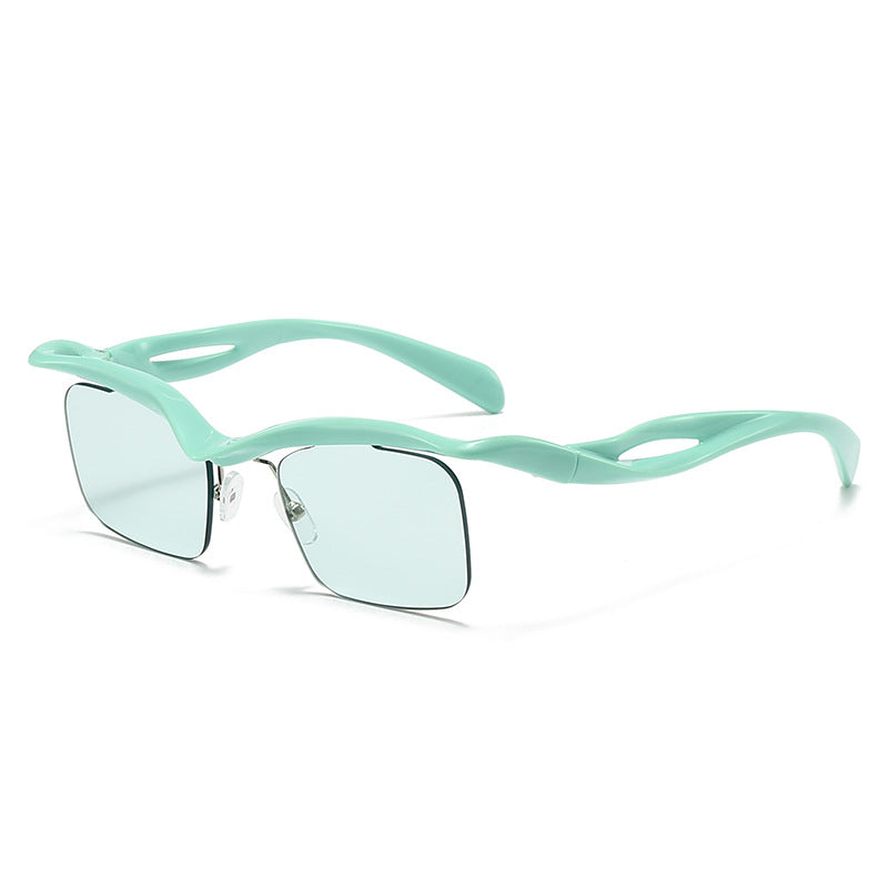 Damen modische Sonnenbrille mit innovativem Rahmen Karnz