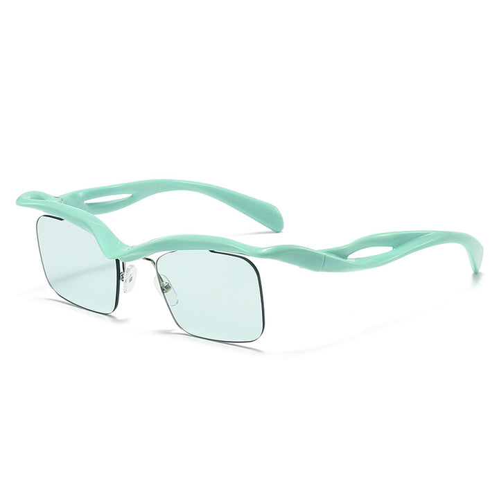 Damen modische Sonnenbrille mit innovativem Rahmen Karnz