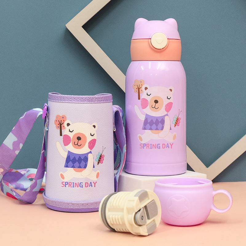 Damen Isolierte Trinkflasche mit Tiermotiv Karnz