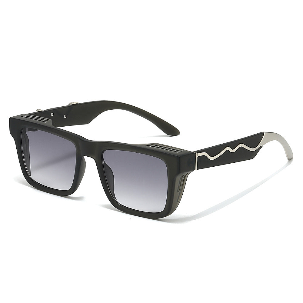 Damen modische Sonnenbrille im markanten, kantigen Design Karnz