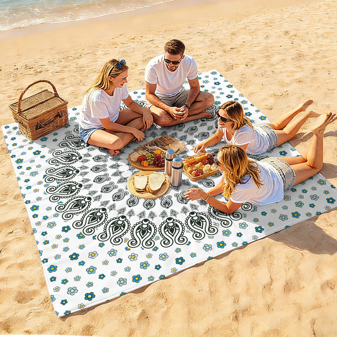 Mandala Design Strandmatte Karnz