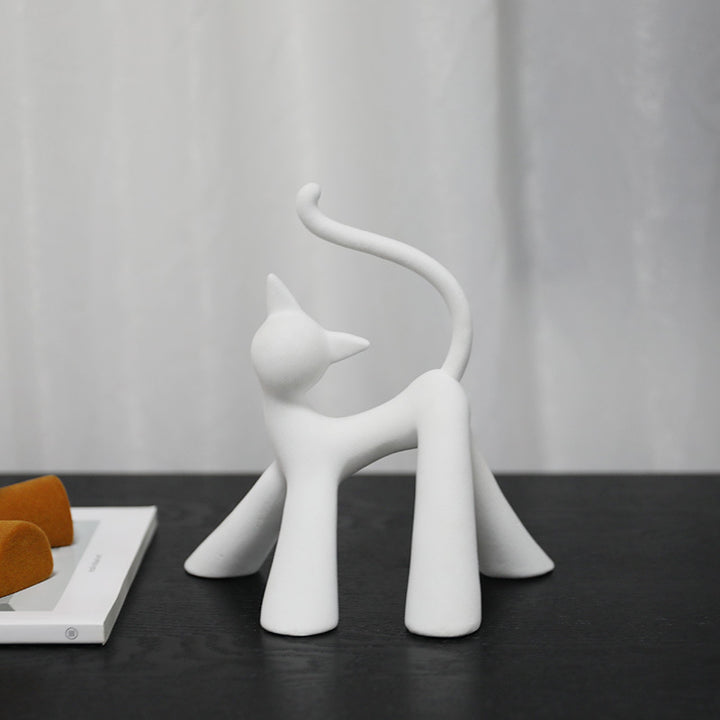 Dekorative Katzenfigur