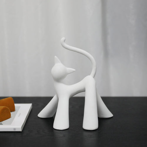 Dekorative Katzenfigur