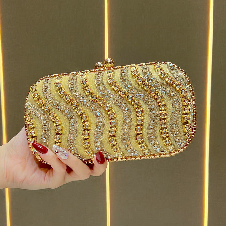 Luxuriöse bestickte Abendclutch