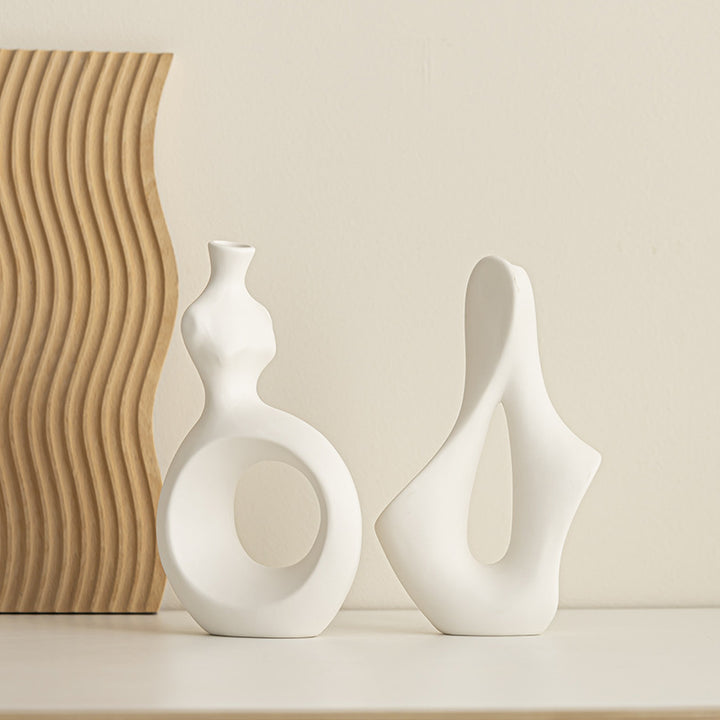 Künstlerische abstrakte Vase