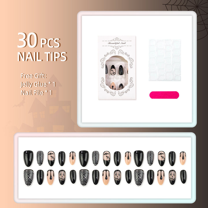 Themen Dekorative Press-On Nagelset