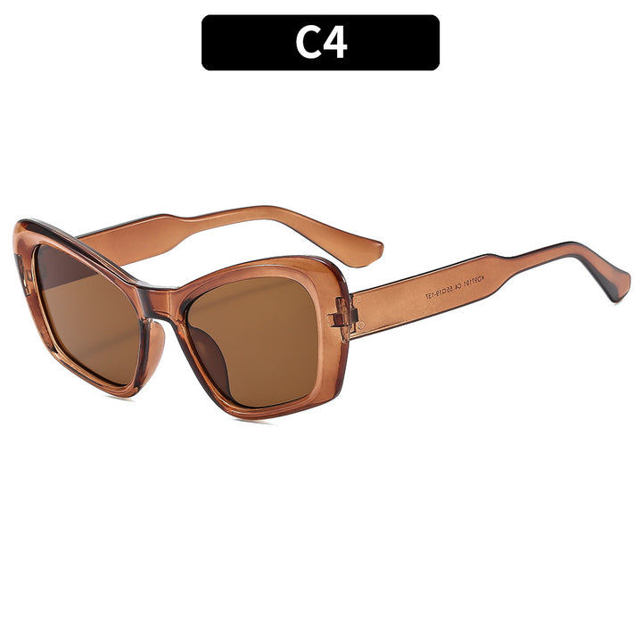 Übergroße Winkelsonnenbrille
