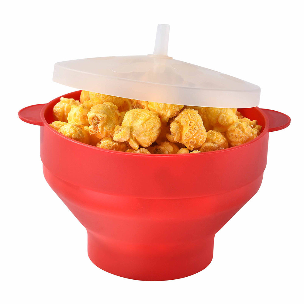 Silikon Popcornbehälter mit Deckel Karnz