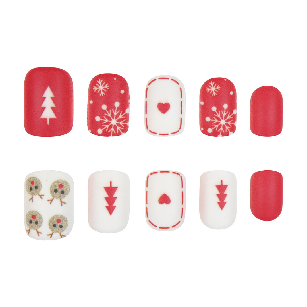 Festliches, urlaubsテーマ Press-On Nagelkunstset Karnz
