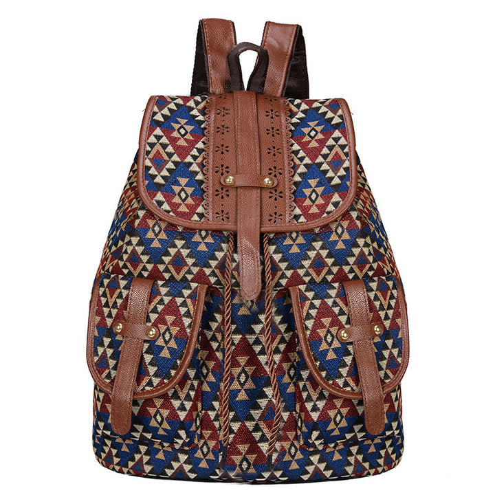 Bohemian Ethnischer Druck Rucksack Karnz