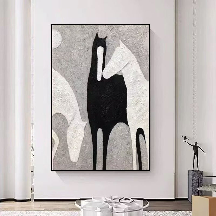 Abstrakte Tierkunst Leinwand