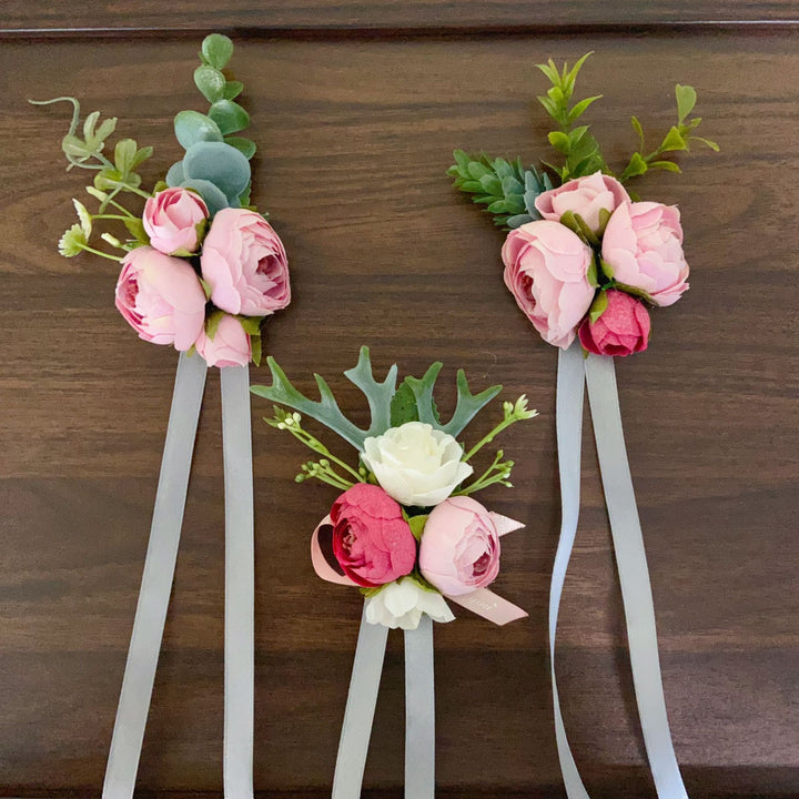 Elegante florale Haarschleife