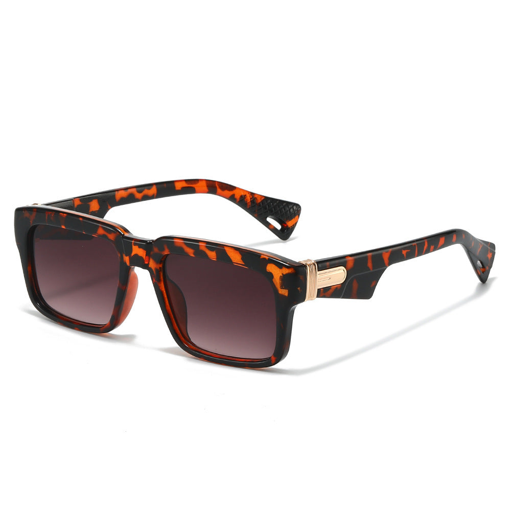 Chic Weitkrempige Quadratische Sonnenbrille Karnz