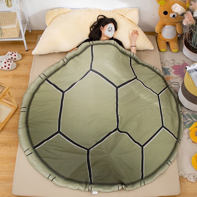 Schildkrötenpanzer-Design Plüschdecke