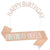 Damen Glitzernder Haarreif mit "Happy Birthday" Aufschrift Karnz