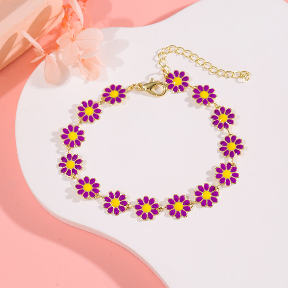 Floral Charm Bracelet Karnz